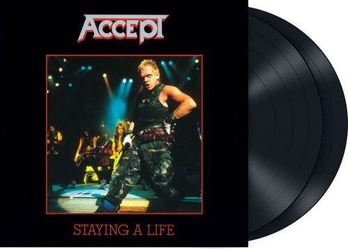Accept Staying a life 2-LP černá
