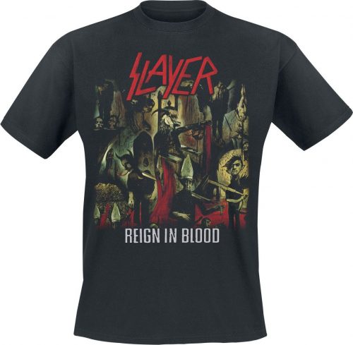 Slayer Reign In Blood Tričko černá