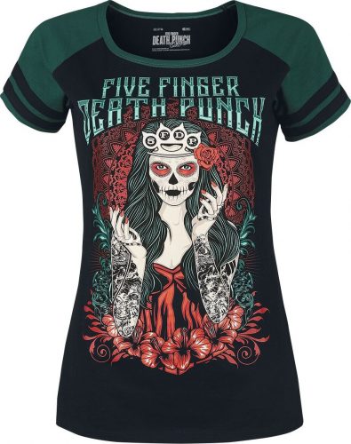 Five Finger Death Punch EMP Signature Collection Dámské tričko černá/petrolejová