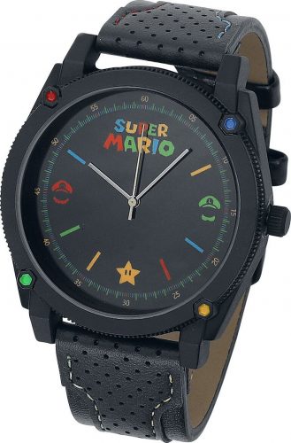 Super Mario Super Mario Náramkové hodinky cerná/barevná