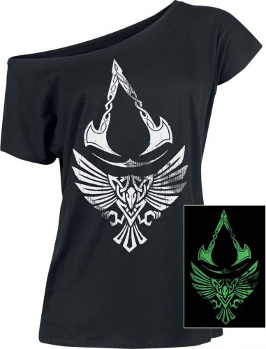 Assassin's Creed Valhalla - Raven Dámské tričko černá