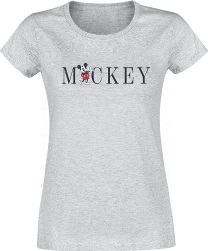 Mickey & Minnie Mouse Simply Mickey Dámské tričko šedý vres