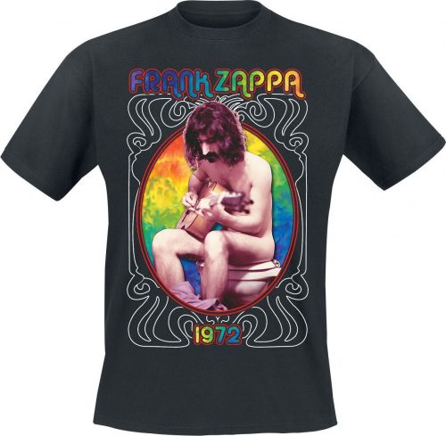 Frank Zappa 1972 Tričko černá
