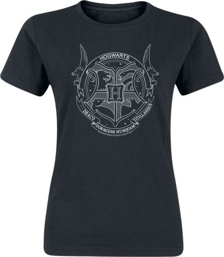 Harry Potter Hogwarts Seal Dámské tričko černá