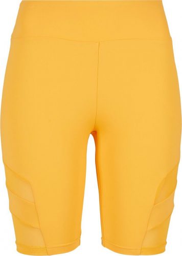 Urban Classics Ladies Soft AOP Cycle Shorts Dámské šortky žlutá
