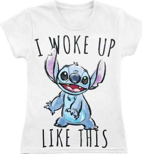 Lilo & Stitch Kids - I Woke Up Like This detské tricko bílá