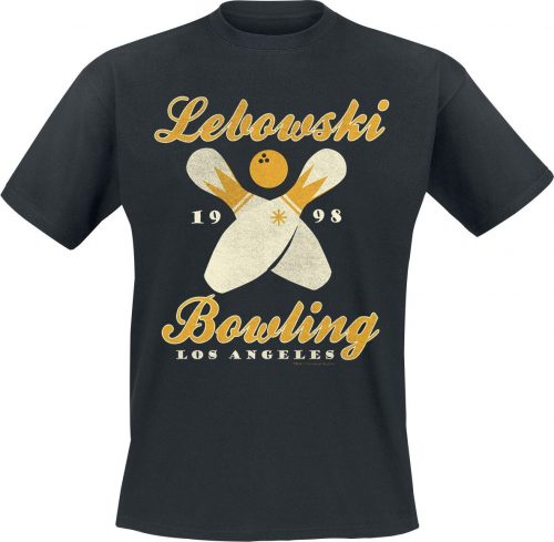 The Big Lebowski Bowling - 1998 - Los Angeles Tričko černá