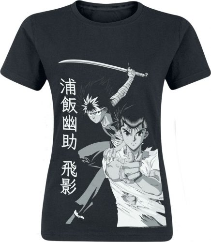 Yu Yu Hakusho Fighting Friends Dámské tričko černá