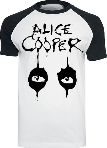 Alice Cooper Eyes Logo Tričko bílá/cerná