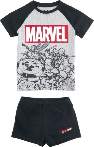 Marvel Avengers Dětská pyžama cerná/šedá