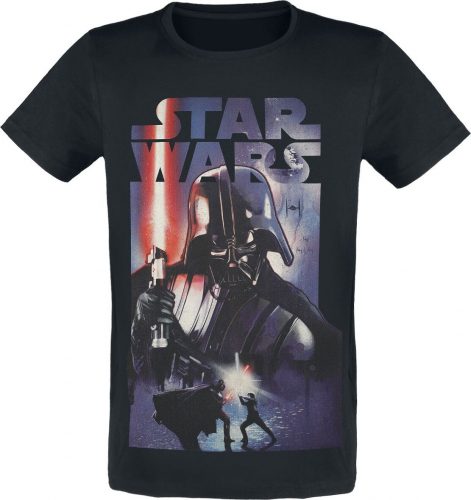 Star Wars Darth Vader Poster Tričko černá