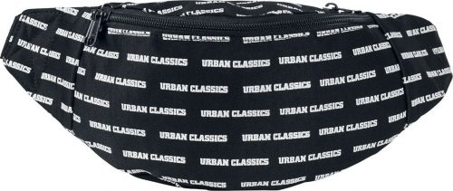 Urban Classics Shoulder Bag Ledvinka cerná/bílá