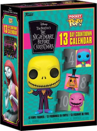 The Nightmare Before Christmas 13 Days Countdown Calendar (Blacklight) Stolní kalendář standard