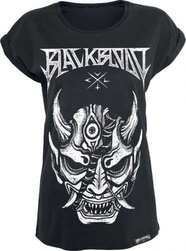 Black Blood by Gothicana T-Shirt mit Teufelskopf Dámské tričko černá
