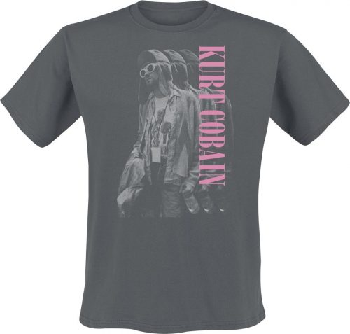 Kurt Cobain Standing Tričko charcoal