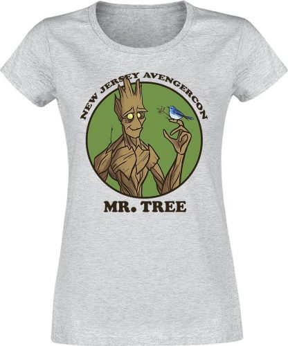 Ms. Marvel Mr. Tree Dámské tričko šedá