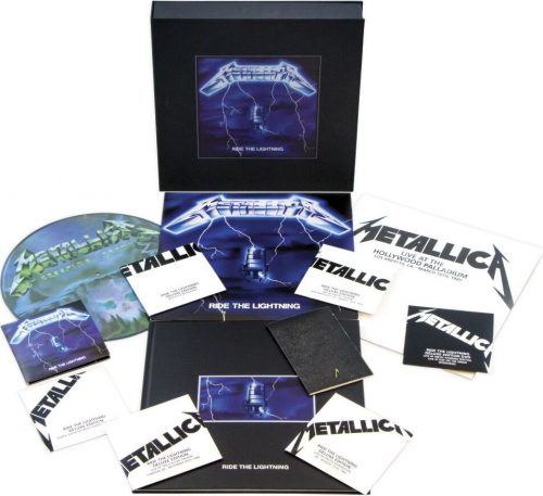 Metallica Ride The Lightning 3-LP & LP s potiskem & 6-CD & DVD & kniha standard