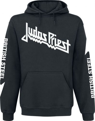 Judas Priest British Steel Anniversary 2020 Mikina s kapucí černá