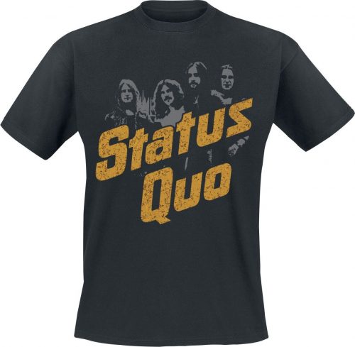 Status Quo Quo Vintage Tričko černá