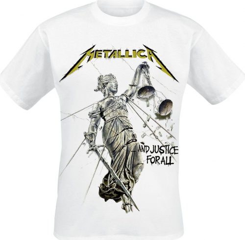 Metallica Justice Tričko bílá