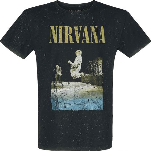 Nirvana Stage Jump Tričko černá