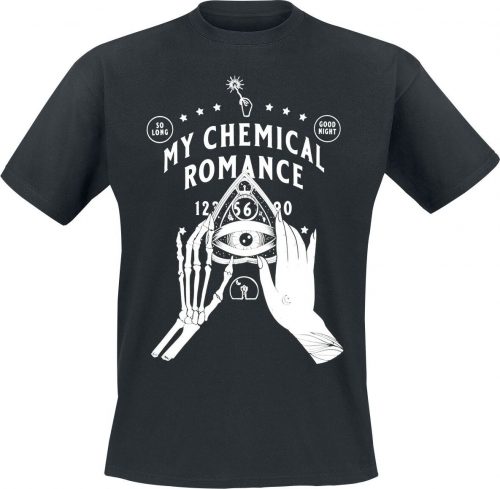 My Chemical Romance Skeleton Planchette Tričko černá