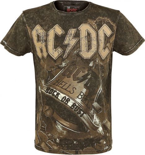 AC/DC EMP Signature Collection Tričko hnědá