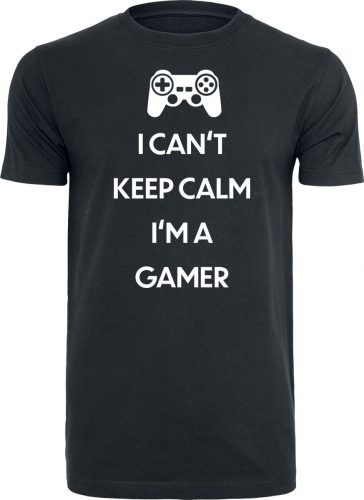 Sprüche I Can't Keep Calm. I'm A Gamer Tričko černá