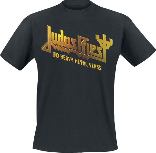 Judas Priest 50 Years Anniversary 2020 Tričko černá