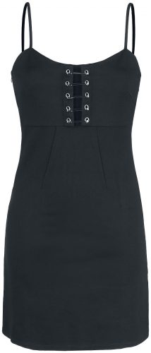 Black Premium by EMP Kleid mit Safty Pins Šaty černá