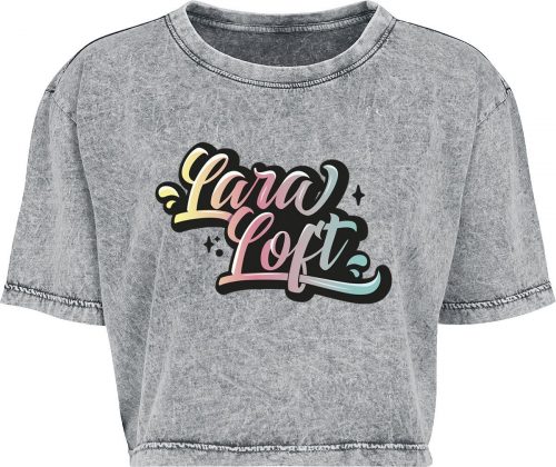 Lara Loft Logo Dámské tričko prošedivelá