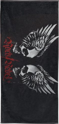 Rock Rebel by EMP Skulls With Wings osuška cerná/bílá/cervená