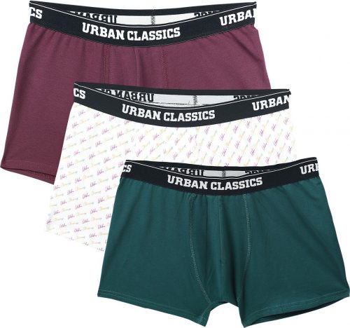 Urban Classics Organické boxerky - balení 3 ks Boxerky vícebarevný