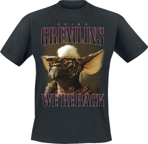 Gremlins We Are Back Tričko černá