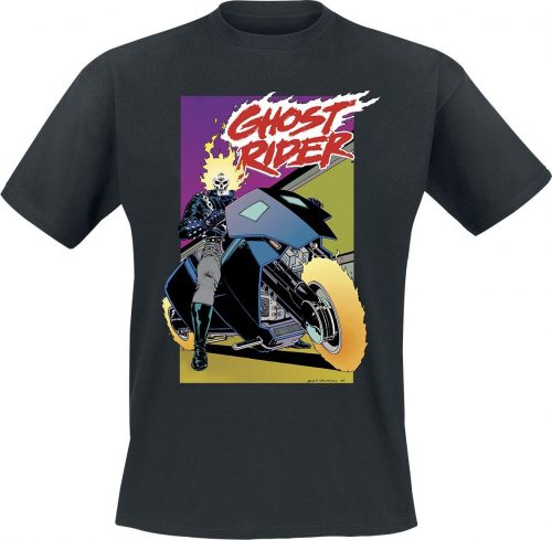 Ghost Rider Poster Tričko černá