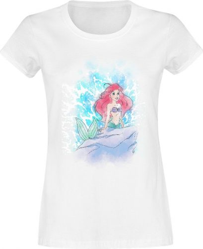 Ariel - Malá mořská víla Splash! Dámské tričko bílá