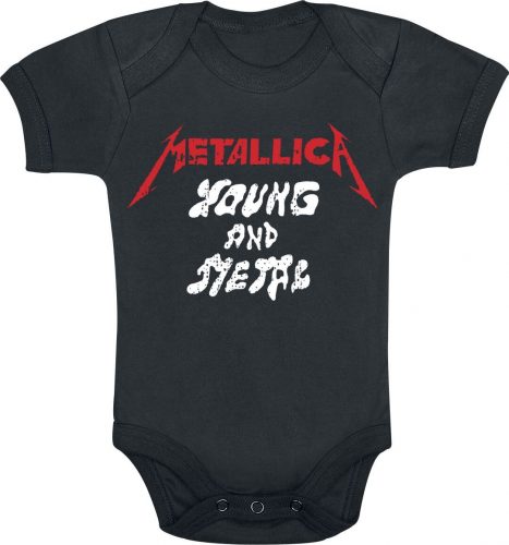 Metallica Young And Metal body černá