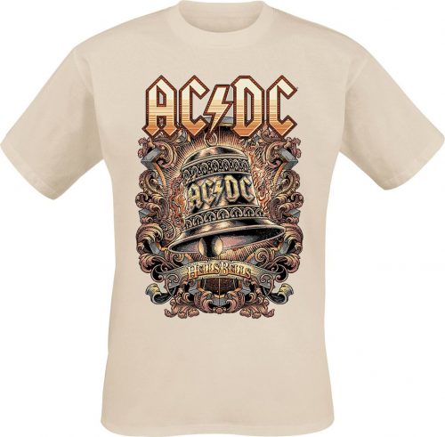 AC/DC Hells Bells Shield Tričko písková