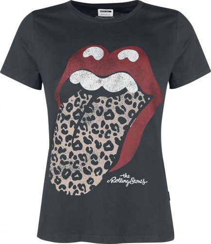 The Rolling Stones Leopard Tongue Dámské tričko charcoal