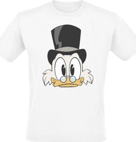 Mickey & Minnie Mouse DuckTales - Dagobert Tričko bílá