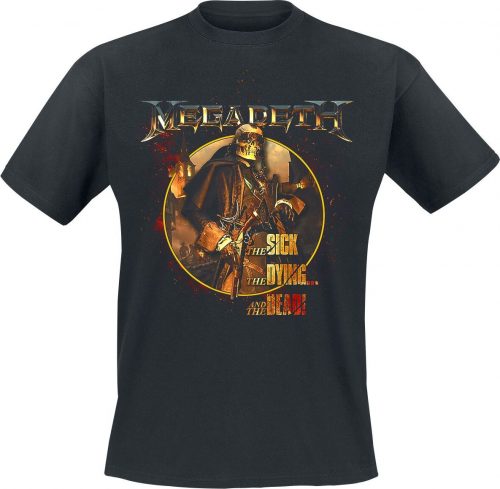 Megadeth Circle Album Art Tričko černá