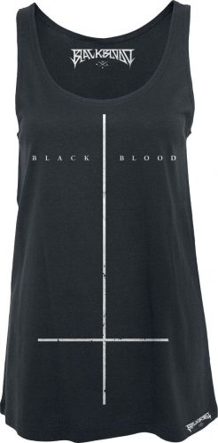 Black Blood by Gothicana Cross Dámský top černá
