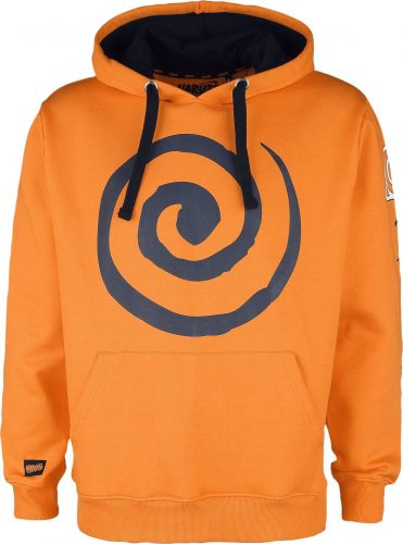 Naruto Naruto Logo Mikina s kapucí oranžová