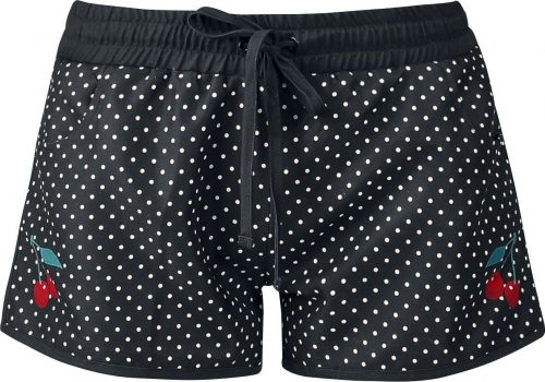 Pussy Deluxe Dívčí šortky Minimal Dots Dámské šortky - Boardshorts cerná/bílá