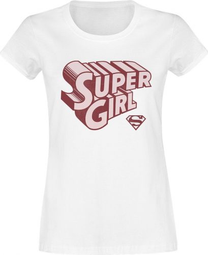 Supergirl Retro Logo Dámské tričko bílá