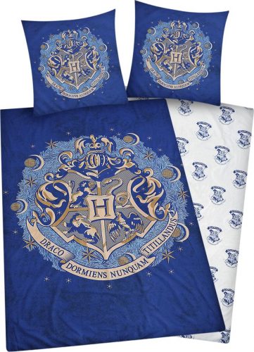 Harry Potter Hogwarts Ložní prádlo modrá/bílá