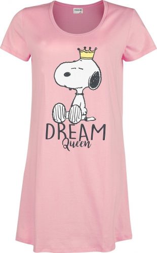 Peanuts Dream Queen noční košile světle růžová