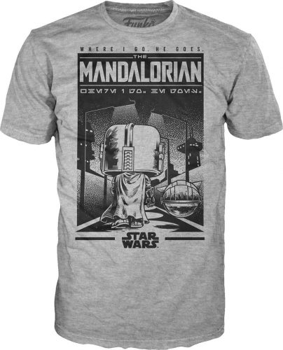 Funko Star Wars - The Mandalorian - Mando Tričko vícebarevný