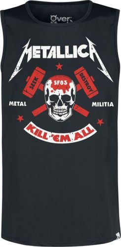Metallica Seek And Destroy Skull Tank top černá