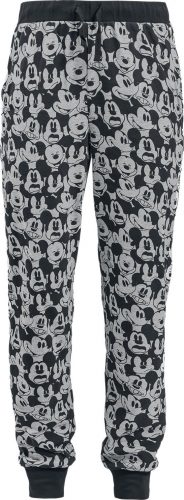Mickey & Minnie Mouse Face Pyžamové nohavice cerná/šedá